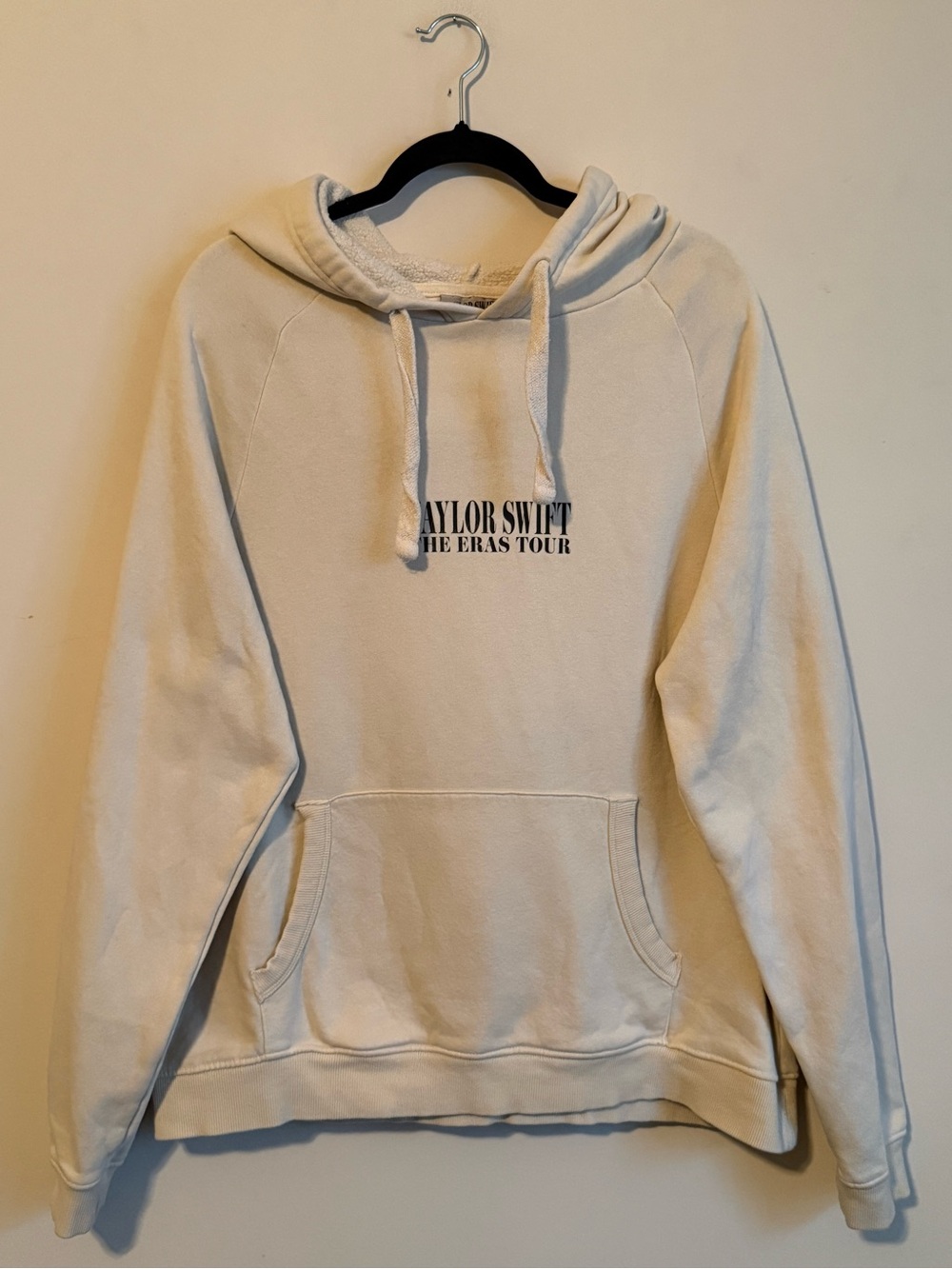 Taylor Swift The Eras Tour Official Beige Hoodie Size M
